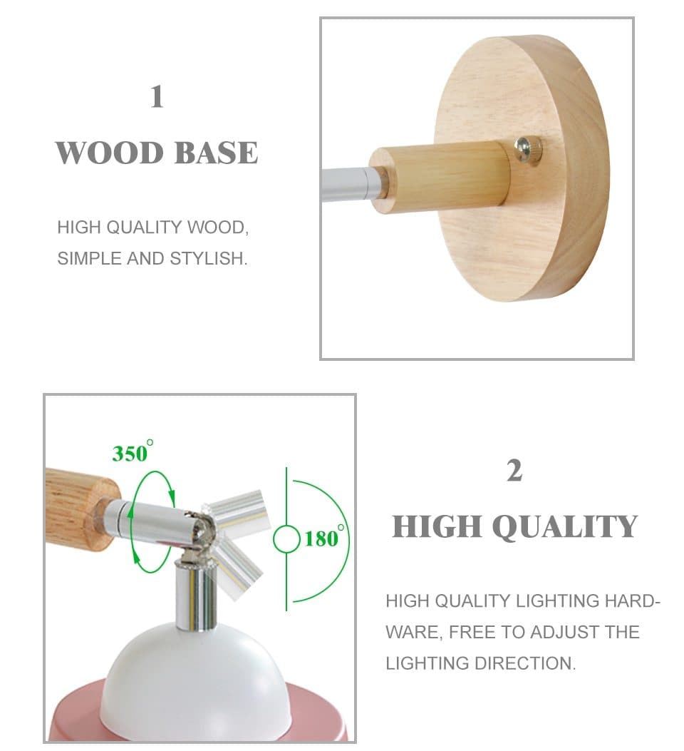 Avtoit | Rotatable Collin Wall Light with Pull Chain Switch