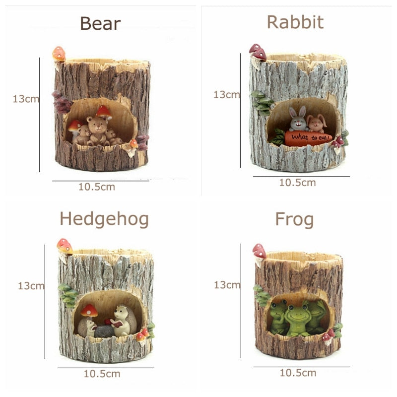 Avtoit | Creative Animal Life Resin Flower Pots