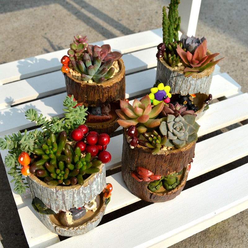 Avtoit | Creative Animal Life Resin Flower Pots