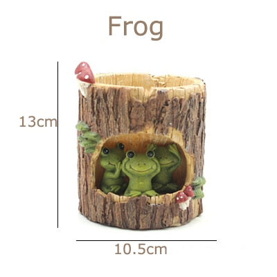 Avtoit | Creative Animal Life Resin Flower Pots