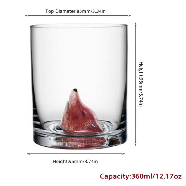 Avtoit | 3D Animal Ultra Clear Unique Wine Glass