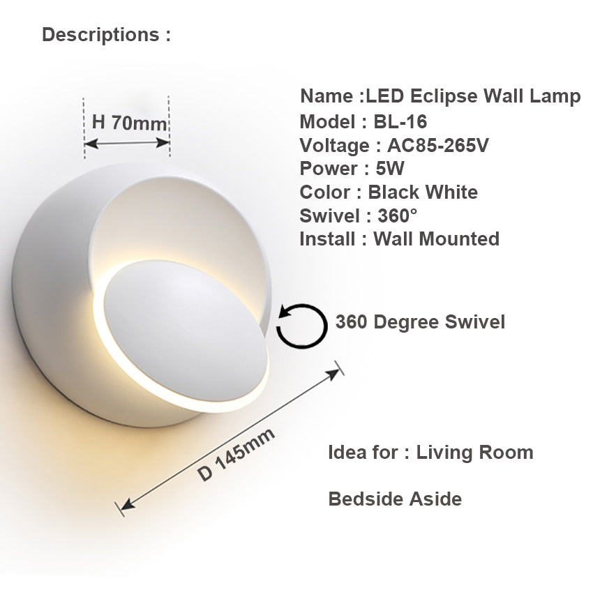 Avtoit | LED Wall Light 360