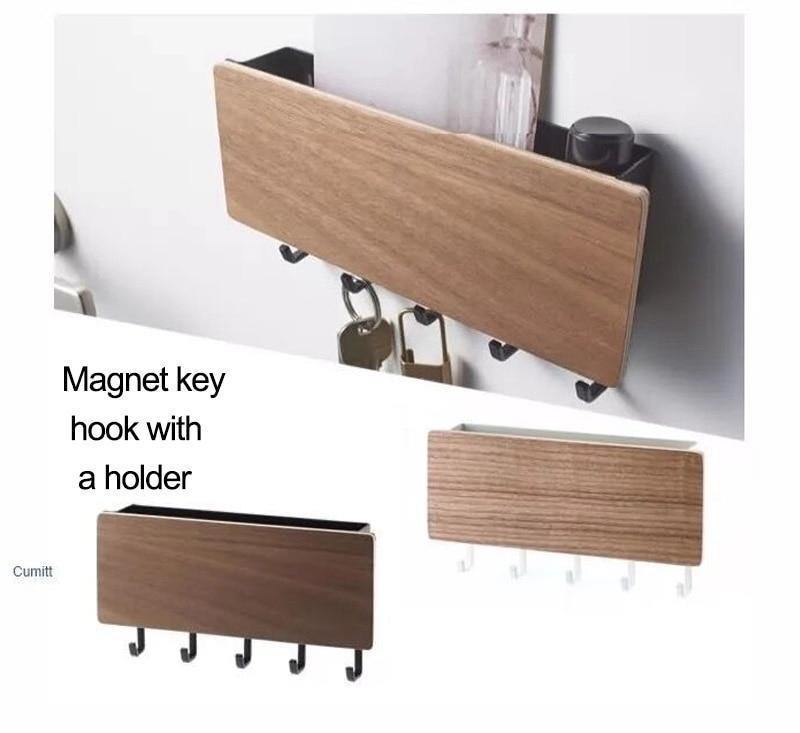 Avtoit | KeyOrganize Wood Key Holder Wall Shelf | Multifunctional & Stylish | Wall Decor & Storage