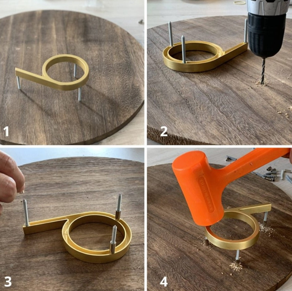 Avtoit | Gold Modern House Numbers
