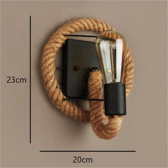 Avtoit | Vintage Rope Wall Light