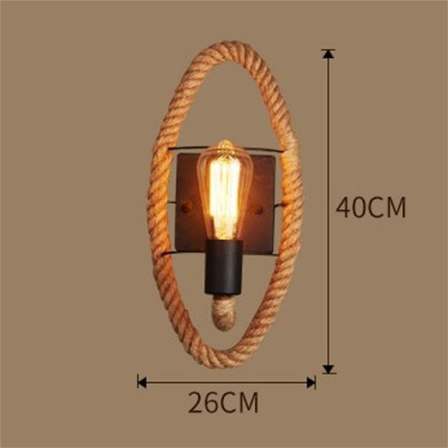 Avtoit | Vintage Rope Wall Light