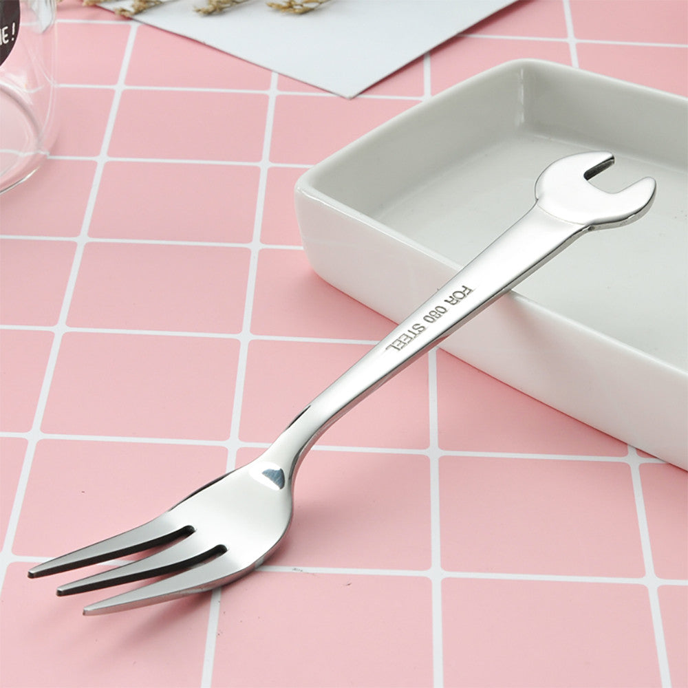 Avtoit | Creative Wrench Shape Fork Spoon Cutlery Set