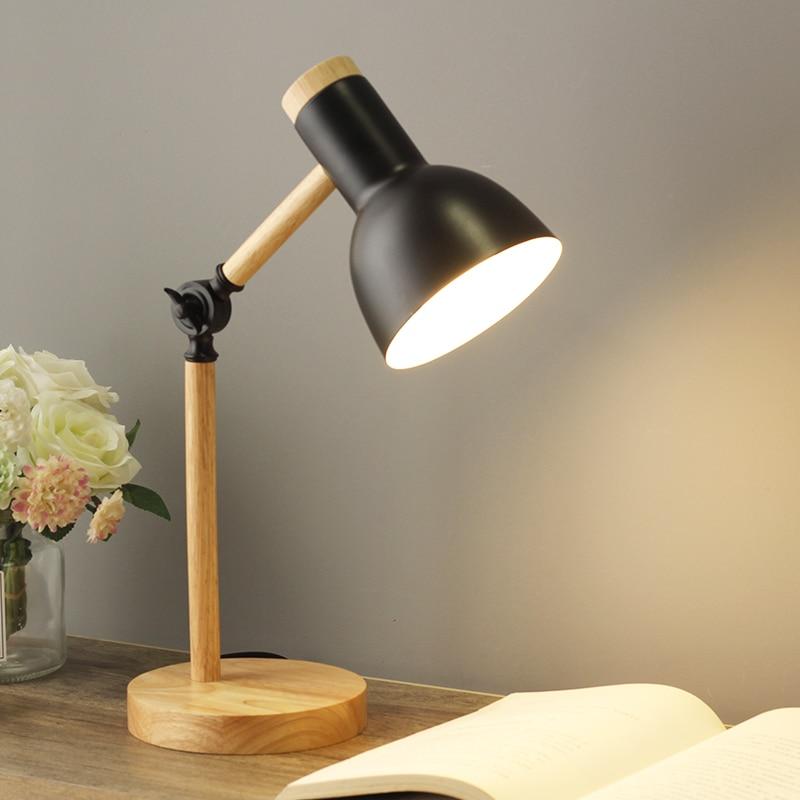 Avtoit | LuminoShade – Modern desk lamp made of wood in Scandinavian style