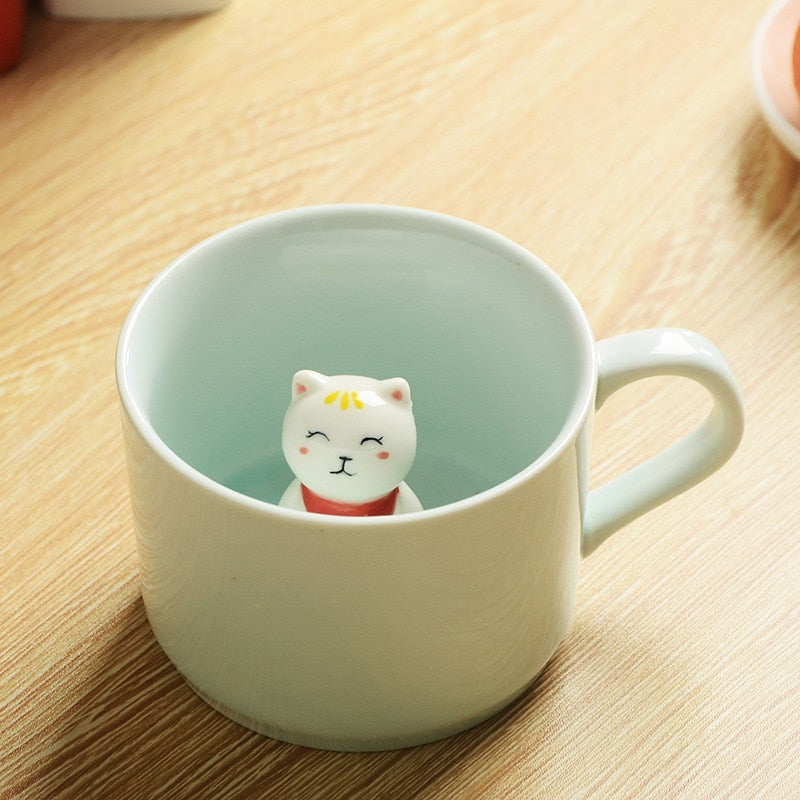 Avtoit | 3D Creative Cartoon Animal Ceramic Mugs