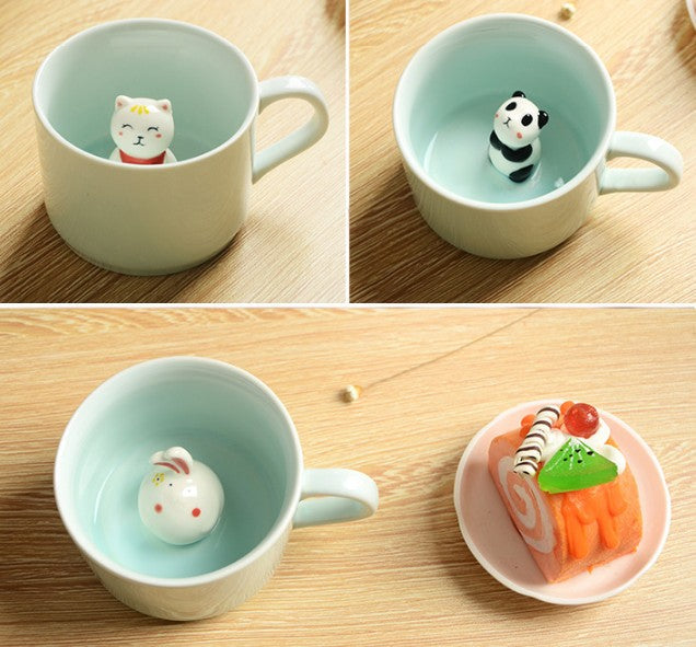 Avtoit | 3D Creative Cartoon Animal Ceramic Mugs