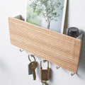 Avtoit | KeyOrganize Wood Key Holder Wall Shelf | Multifunctional & Stylish | Wall Decor & Storage