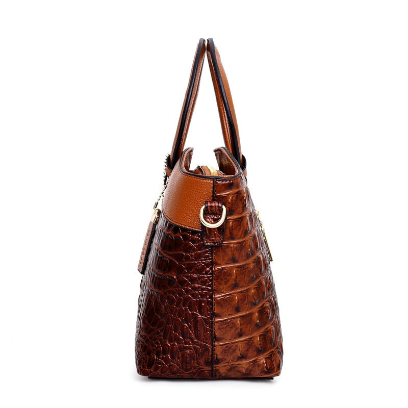 Avtoit | Leather Crocodile Bag – with handcrafted details