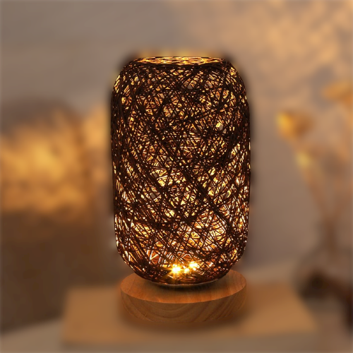 Avtoit | Table lamp made of rattan wood