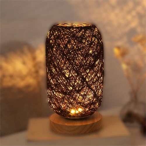 Avtoit | Table lamp made of rattan wood