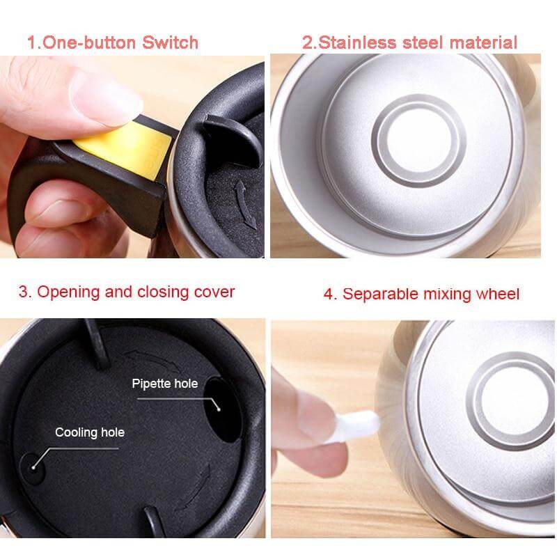 Avtoit | Portable Self Stirring Coffee Mugs