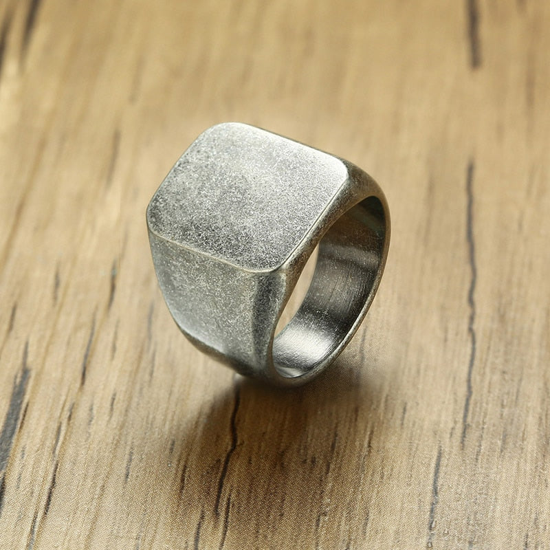 Avtoit | Cool Fashion Individuality Signet Ring for Men
