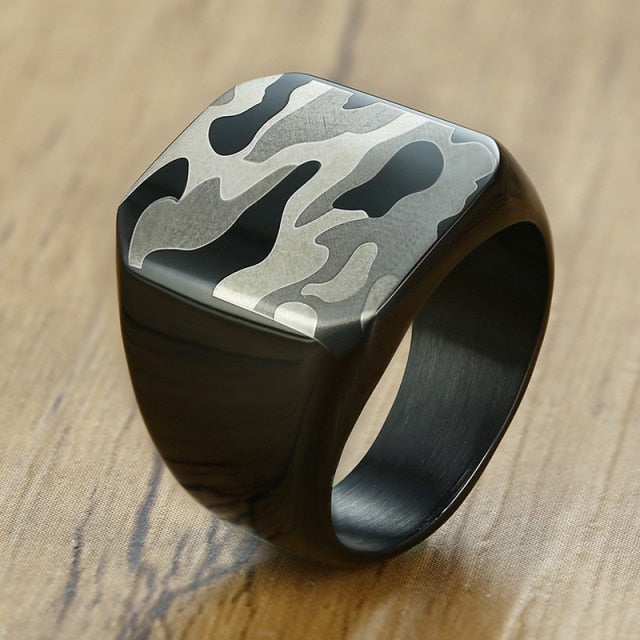 Avtoit | Cool Fashion Individuality Signet Ring for Men