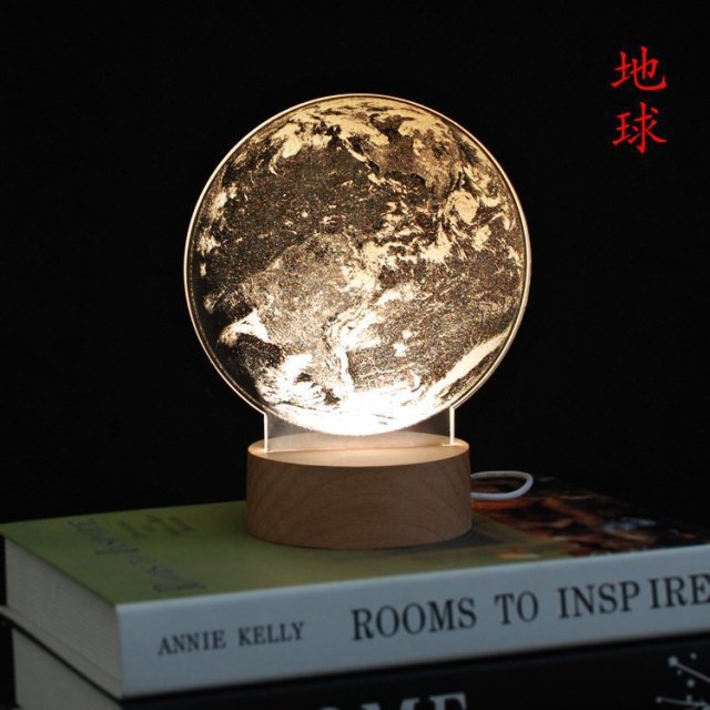 Avtoit | 3D LED Moon Lamp Atmosphere Night Lights
