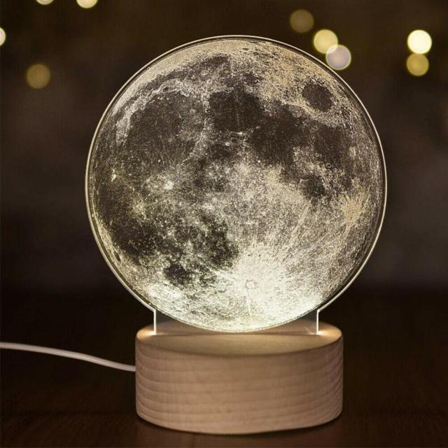 Avtoit | 3D LED Moon Lamp Atmosphere Night Lights