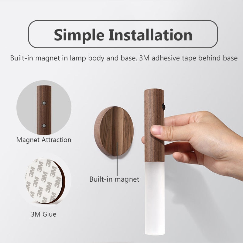 Avtoit | Wireless LED Smart Sensor Night Wall Lamp