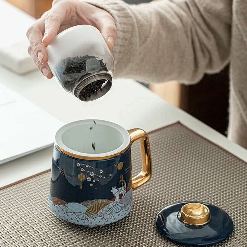 Avtoit | Ceramic Artsy Tea Cup