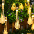 Avtoit | LumiDew Solar Drops String Lights | Solar-Powered LED String Lights for Garden & Terrace | Warm White, White & Multicolor