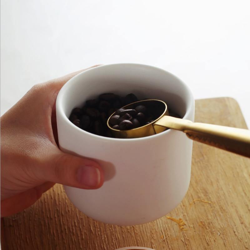 Avtoit | BambooNest Ceramic Storage Boxes with Bamboo Lid | Stylish Storage | Perfect for Kitchen & Bathroom | Available in White & Black