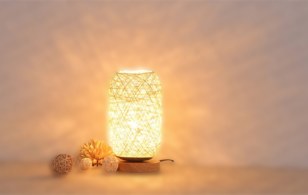 Avtoit | Table lamp made of rattan wood