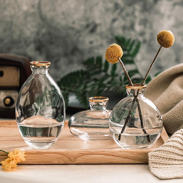Avtoit | TrioVase Glass Vases Set | Stylish Design | Perfect Decoration | Available in various colors