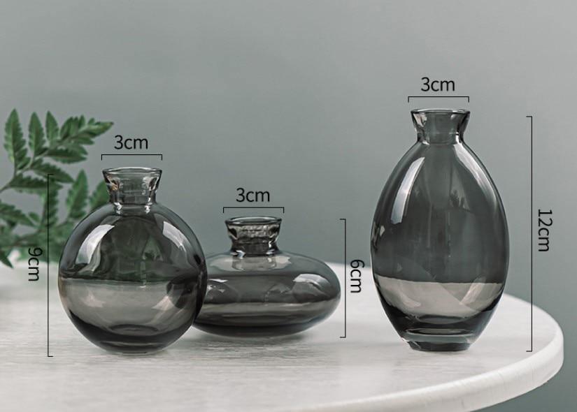 Avtoit | TrioVase Glass Vases Set | Stylish Design | Perfect Decoration | Available in various colors