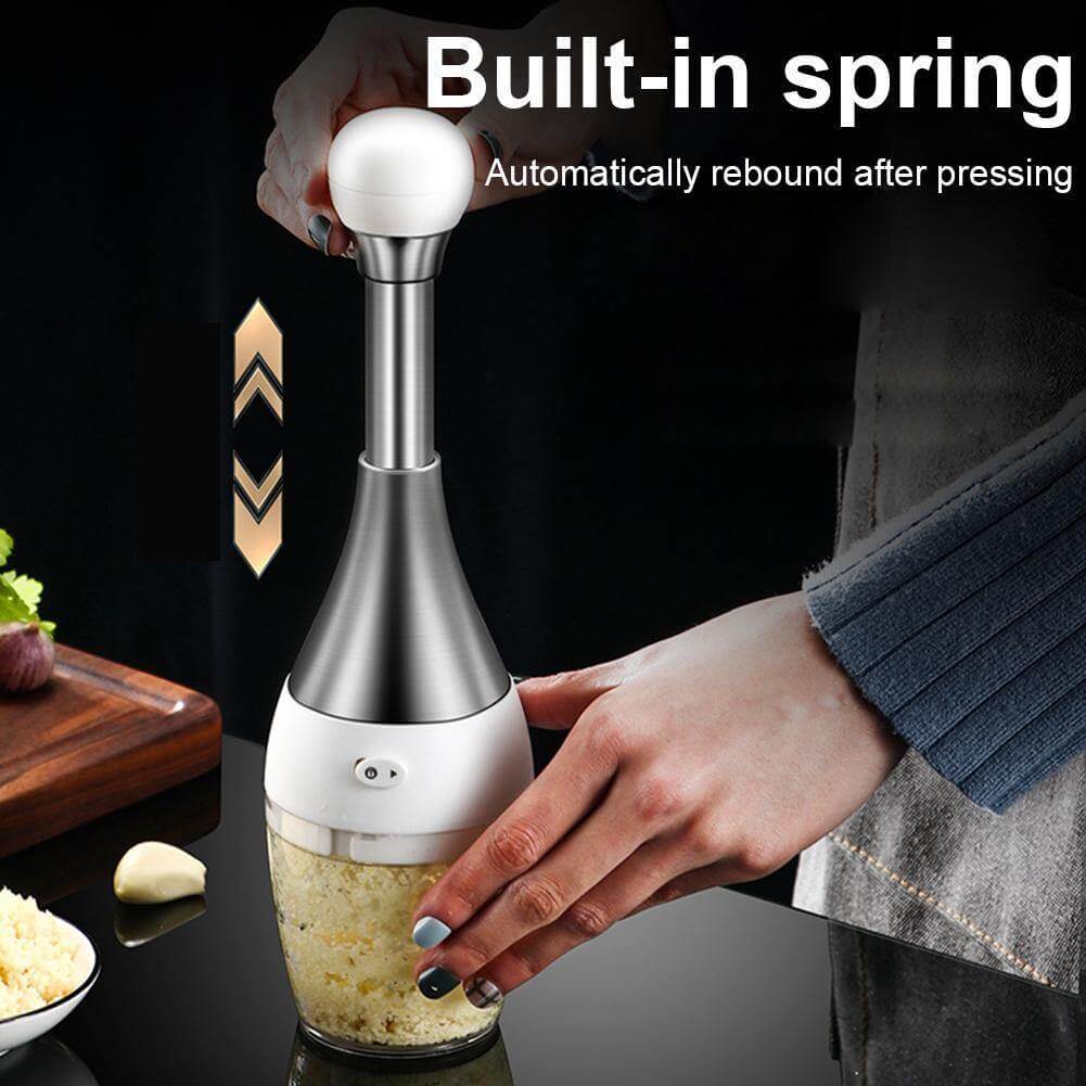 Avtoit | Stainless Steel Quick Garlic Vegetable Chopper