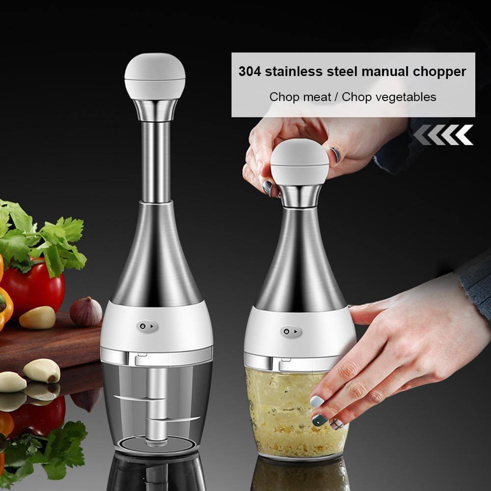 Avtoit | Stainless Steel Quick Garlic Vegetable Chopper