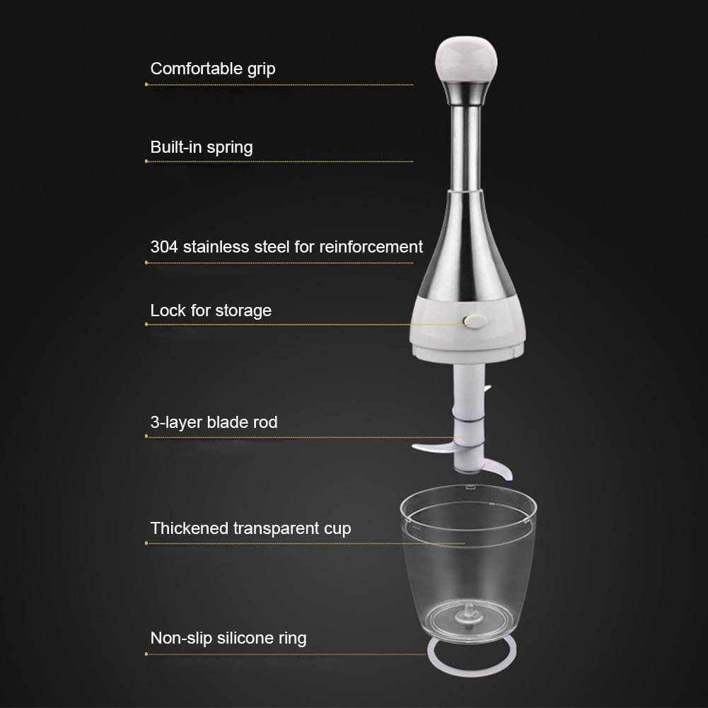 Avtoit | Stainless Steel Quick Garlic Vegetable Chopper