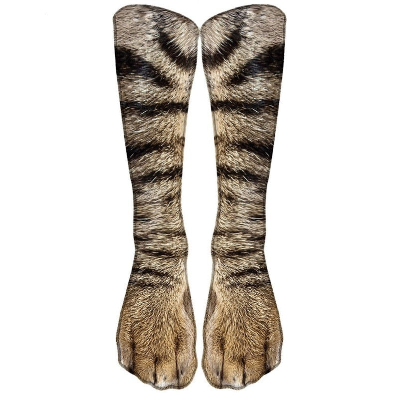 Avtoit | Cat Paw 3D Printed Unisex Socks