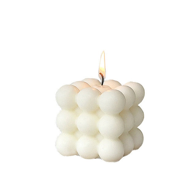 Avtoit | Cube Soy Wax White Candle