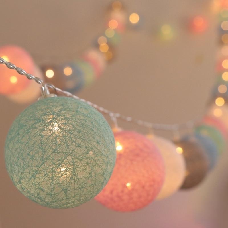 Avtoit | LED Cotton Ball String Lights