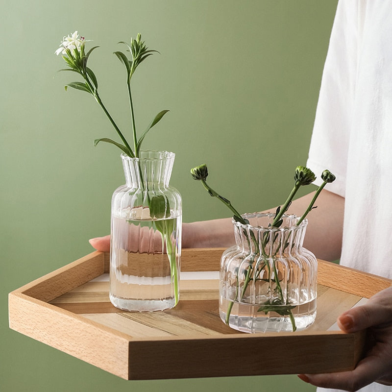 Avtoit | Petal-Textured-Glass Accents & Vases