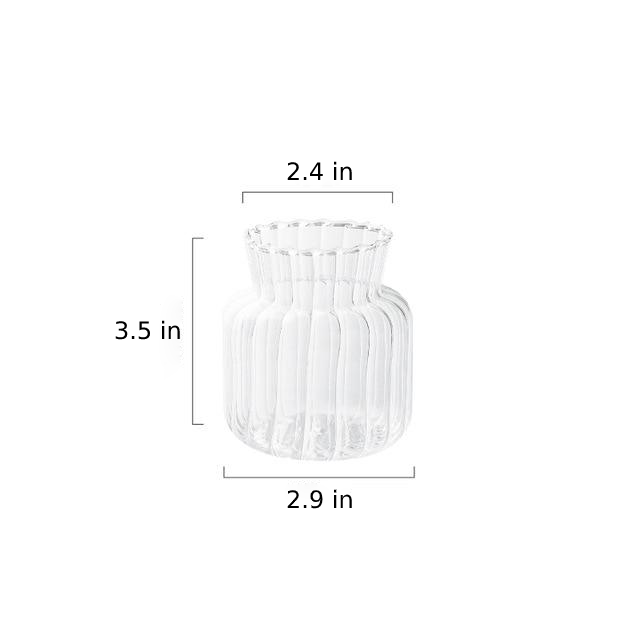 Avtoit | Petal-Textured-Glass Accents & Vases