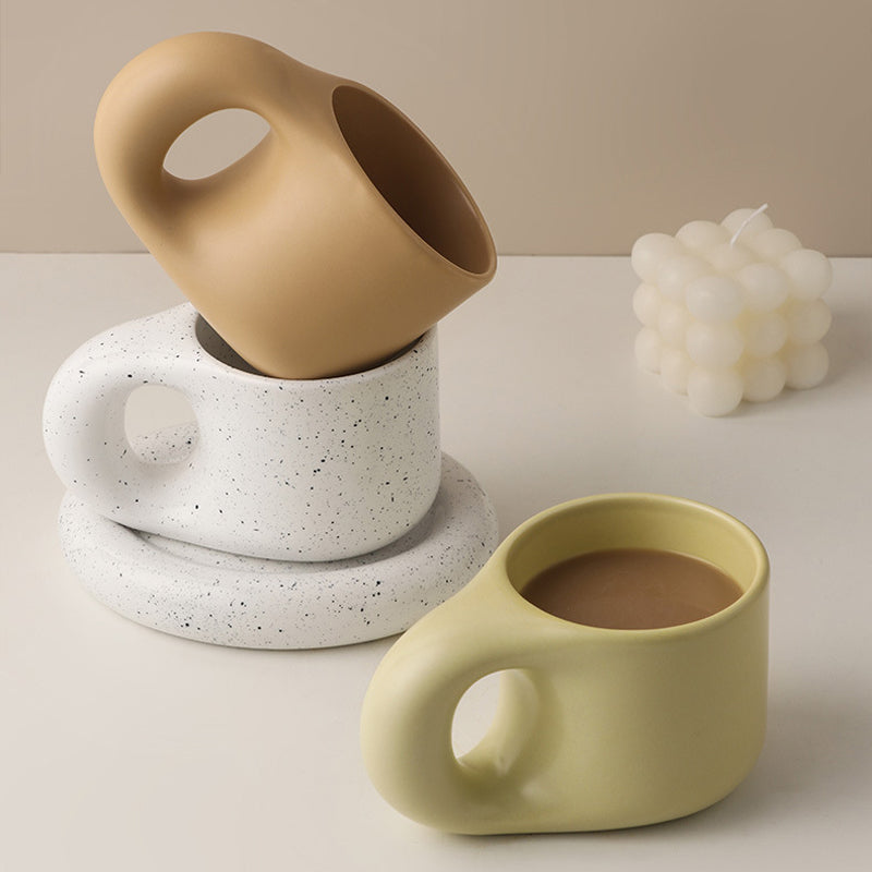 Avtoit | Nordic Ceramic Handle Handmade Mug