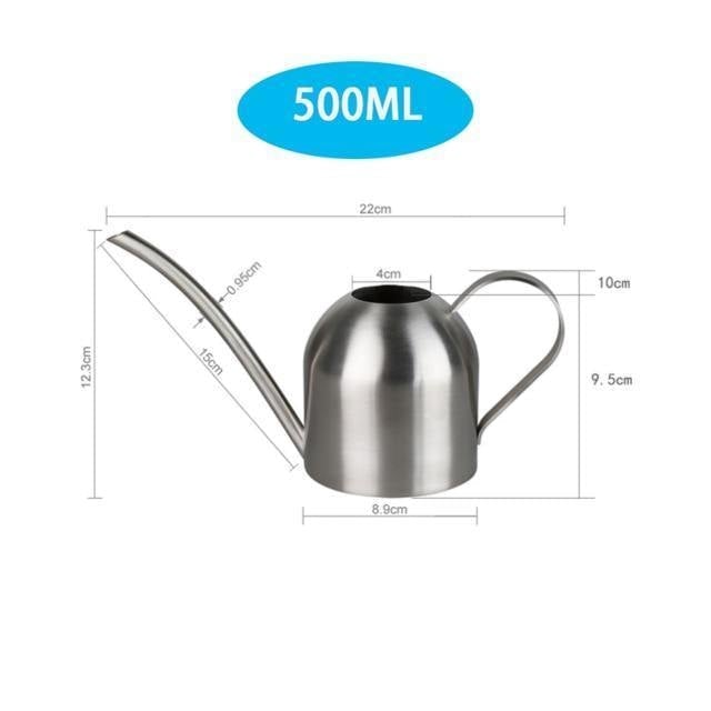 Avtoit | Stainless Steel Watering Can with Flexible Neck | Modern Design | Perfect Watering | Rustproof