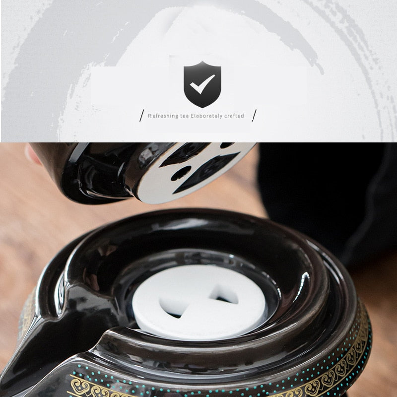 Avtoit | Vintage Chinese Style Unique Ceramic Tea Set