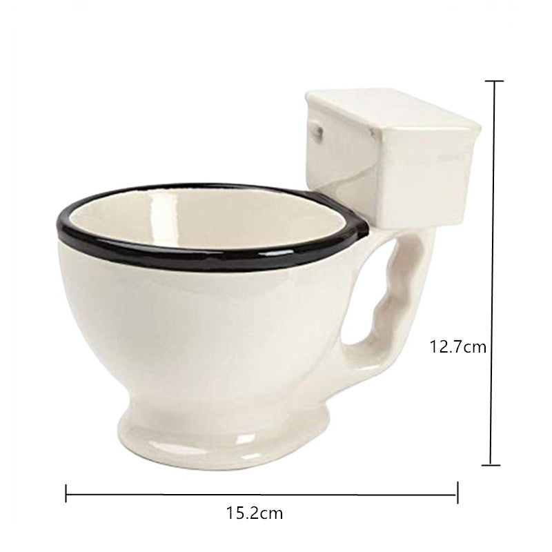 Avtoit | Toilet Ceramic Coffee Mugs with Handgrip