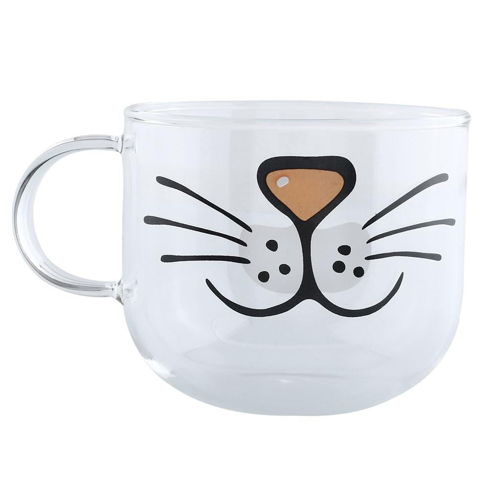 Avtoit | Cute Cat Glass Coffee Cup