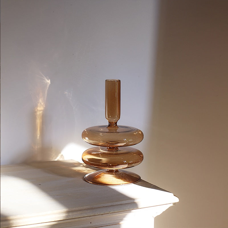 Avtoit | Nordic Stylish Bubble Glass Candle Holder