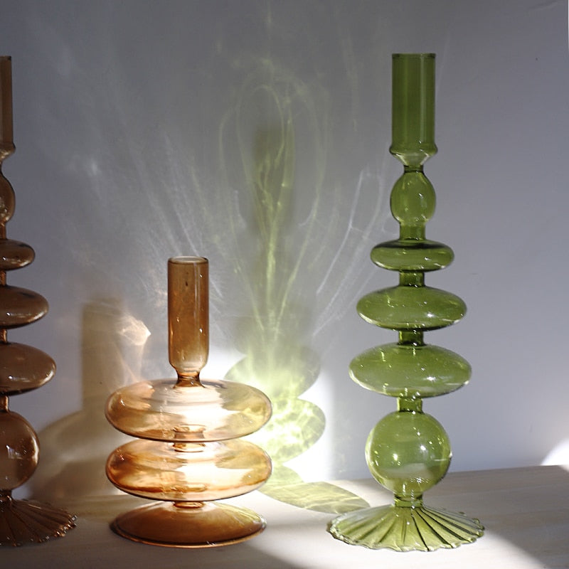 Avtoit | Nordic Stylish Bubble Glass Candle Holder