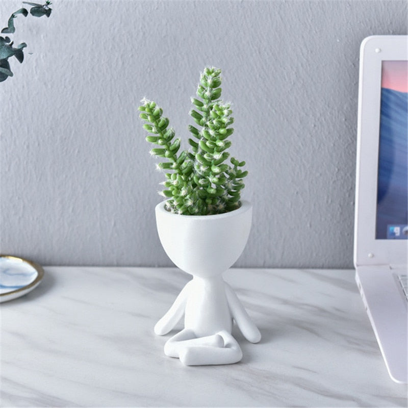 Avtoit | Nordic Hanging Miniature Human Flower Pots
