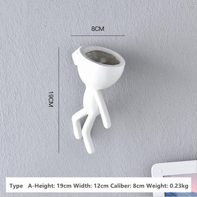 Avtoit | Nordic Hanging Miniature Human Flower Pots