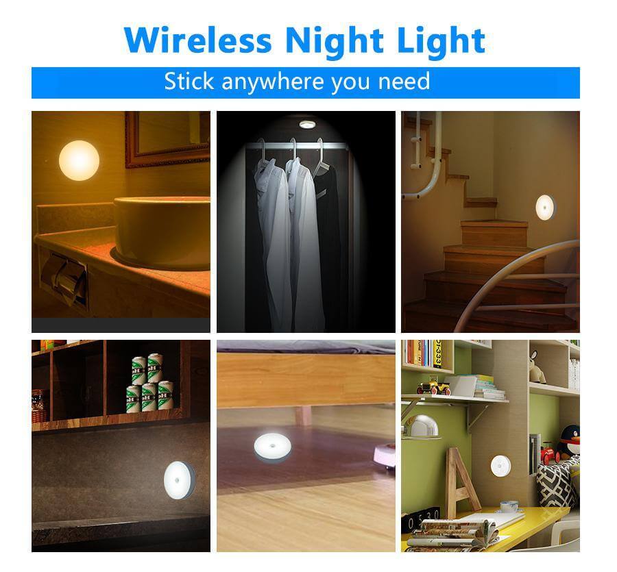 Avtoit | Rechargeable Motion Sensor LED USB Night Light