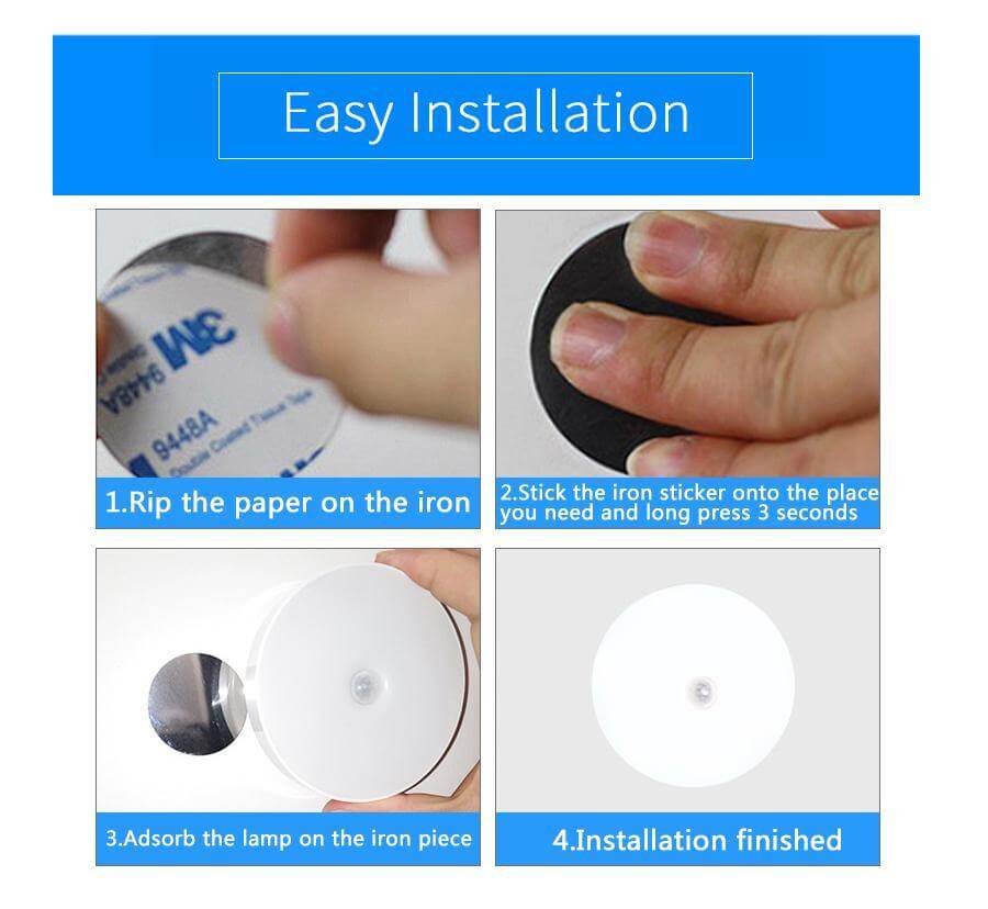 Avtoit | Rechargeable Motion Sensor LED USB Night Light