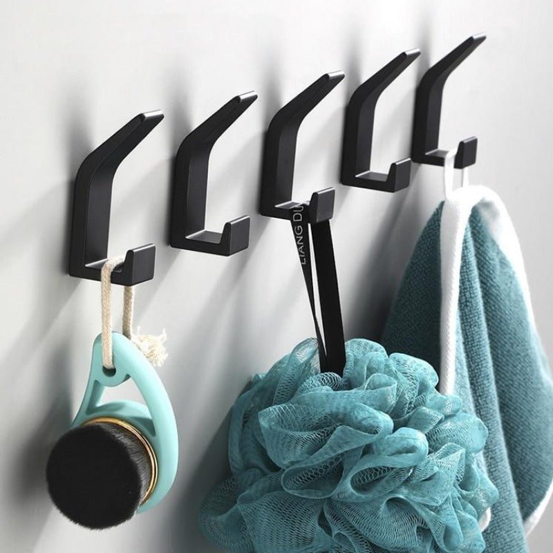 Avtoit | Aviro Aluminum Wall Hooks Black/White - Modern Decorative Coat Hooks